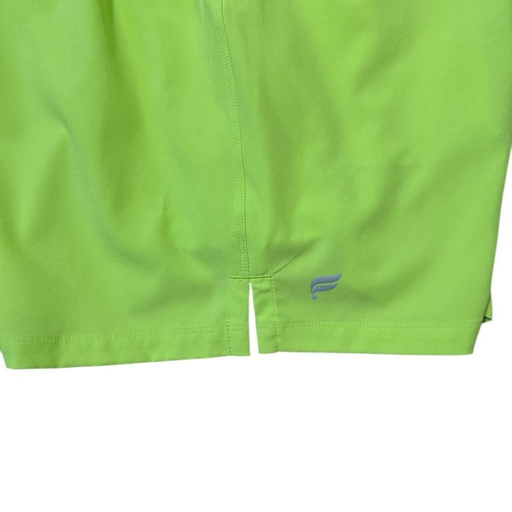 Fabletics Men’s Lime Green Fundamental 7” Athletic Shorts - Picture 8 of 9